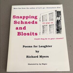 Snapping Schneds and Blosits Book
